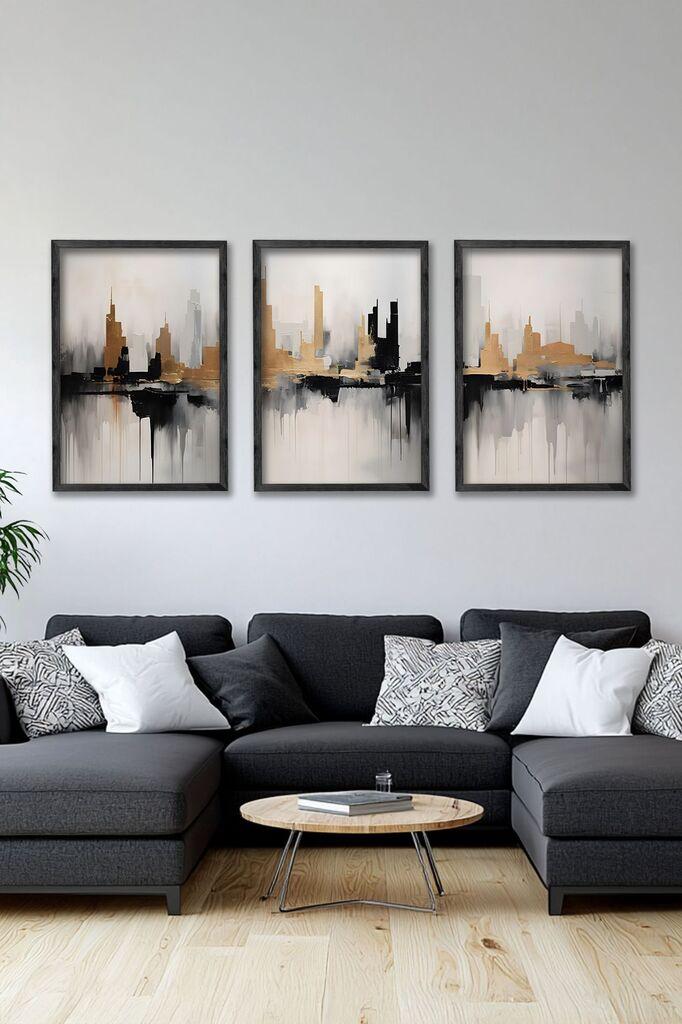 Wallity Slika Ersy3Syhcrv51, 3 dela, 34 x 49 cm