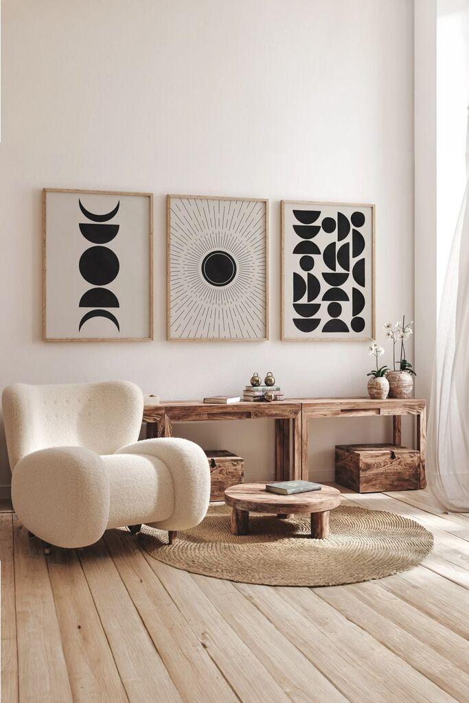 Wallity Slika 3Dartsoho73, 3 dela, 33 x 48 cm