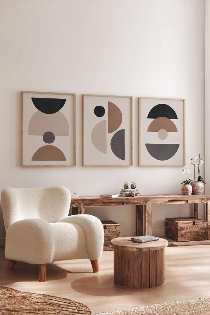 Wallity Slika 3Dartsoho88, 3 dela, 33 x 48 cm