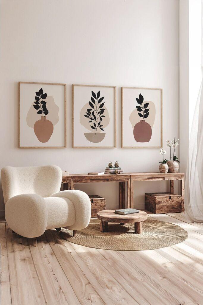 Wallity Slika 3Dartsoho53, 3 dela, 33 x 48 cm
