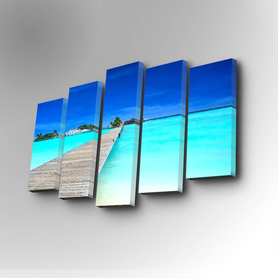 Wallity Slika 5PUC-027, 82 x 50 cm, 5 delova