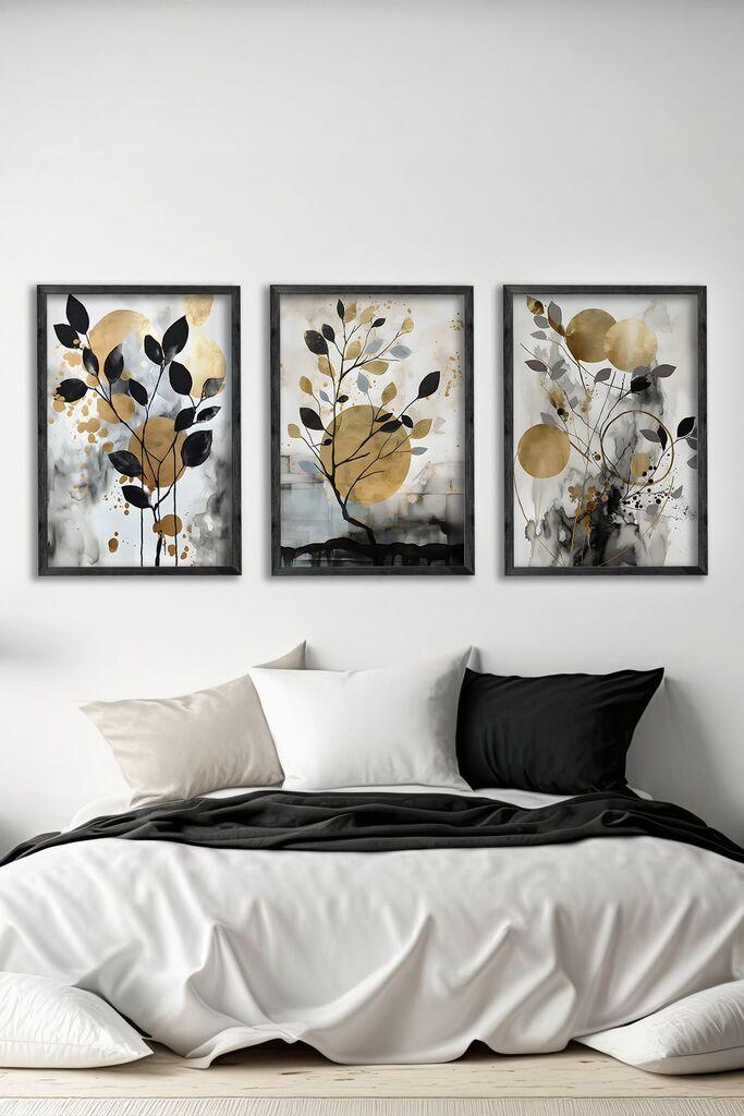 Wallity Slika Ersy3Syhcrv59, 3 dela, 34 x 49 cm