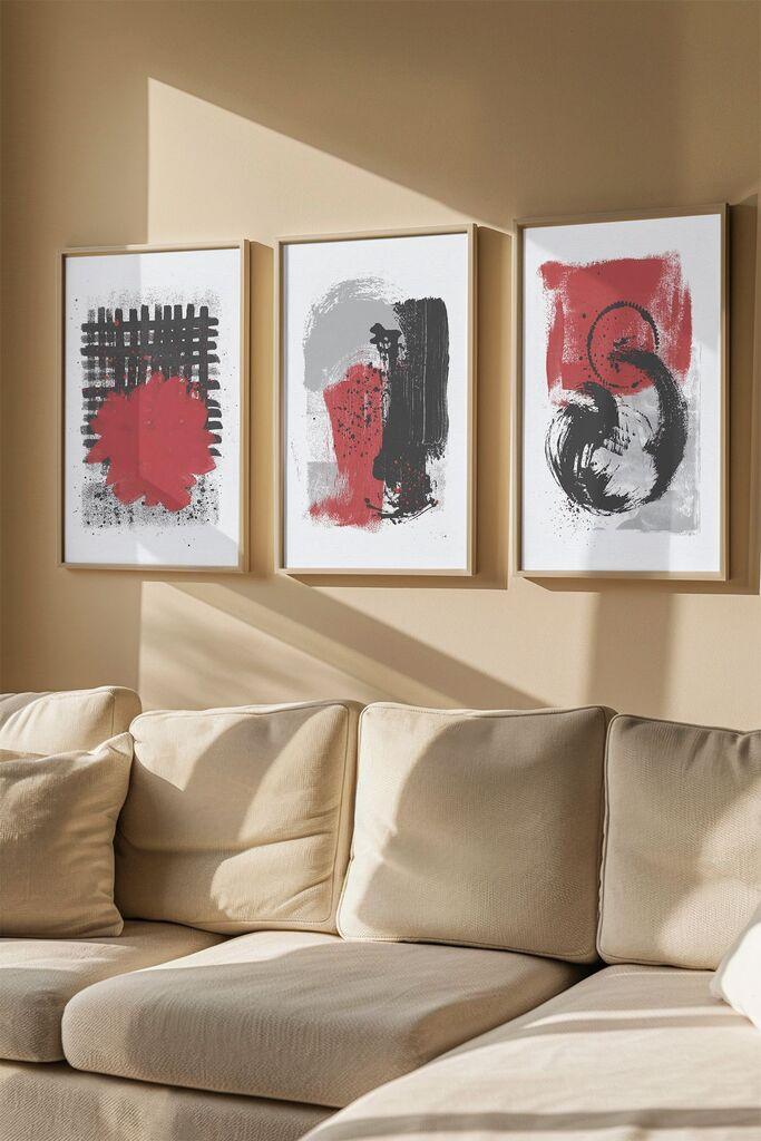 Wallity Slika Ersydata4-70100, 3 dela, 70 x 100 cm