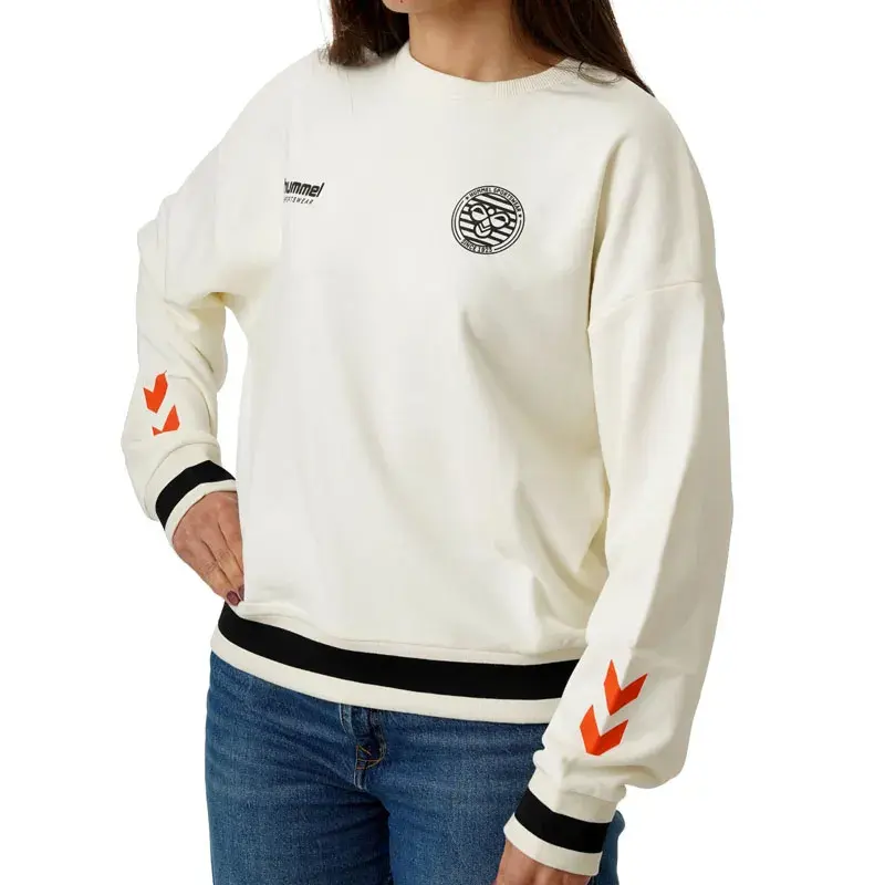 Hummel Ženski duks HMLRana Sweatshirt, Beli