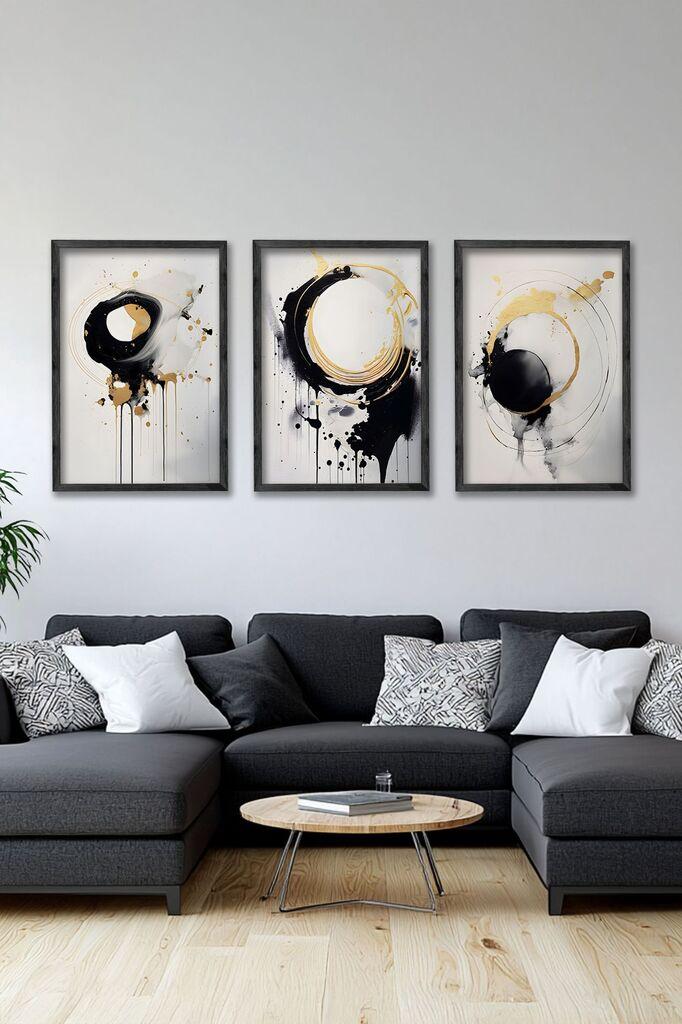 Wallity Slika Ersy3Syhcrv60, 3 dela, 34 x 49 cm