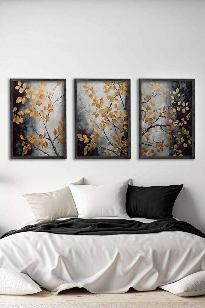 Wallity Slika Ersy3Syhcrv37, 3 dela, 34 x 49 cm