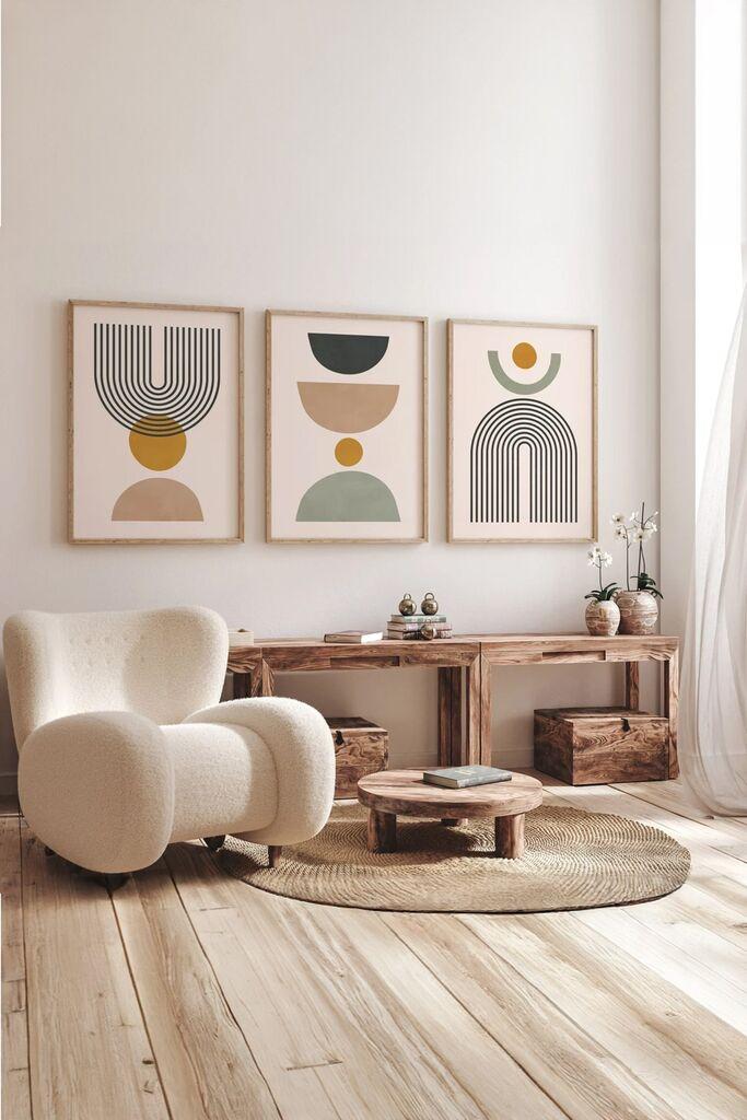 Wallity Slika 3Dartsoho86, 3 dela, 33 x 48 cm