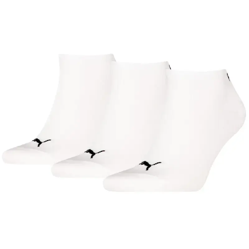 Puma Muške čarape Sneaker Plain 3P, 3 Para, Bele