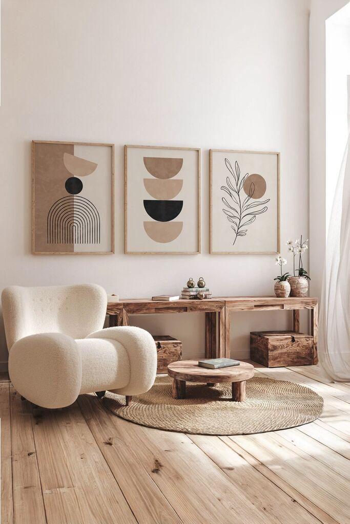 Wallity Slika 3Dartsoho49, 3 dela, 33 x 48 cm