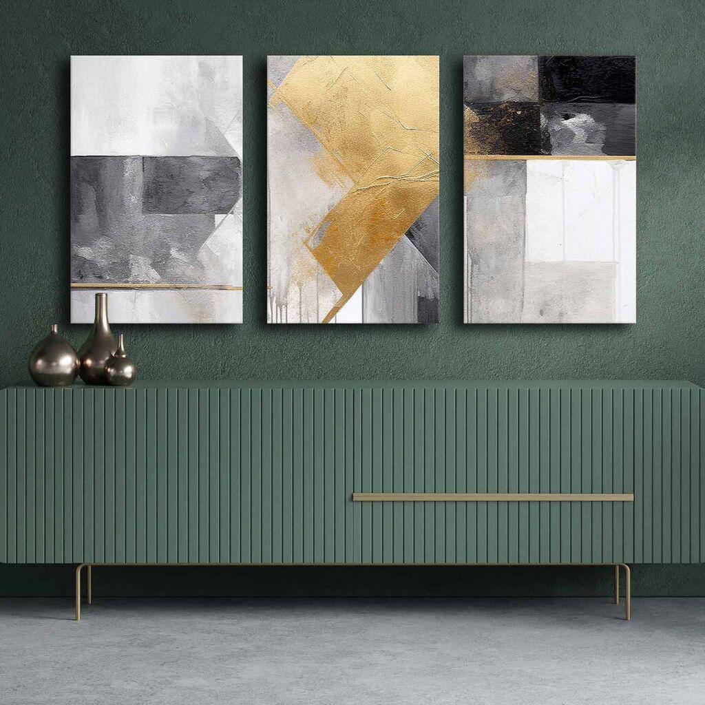 Wallity Slika 3P4570GSC-020, 145 x 70 cm, 3 dela