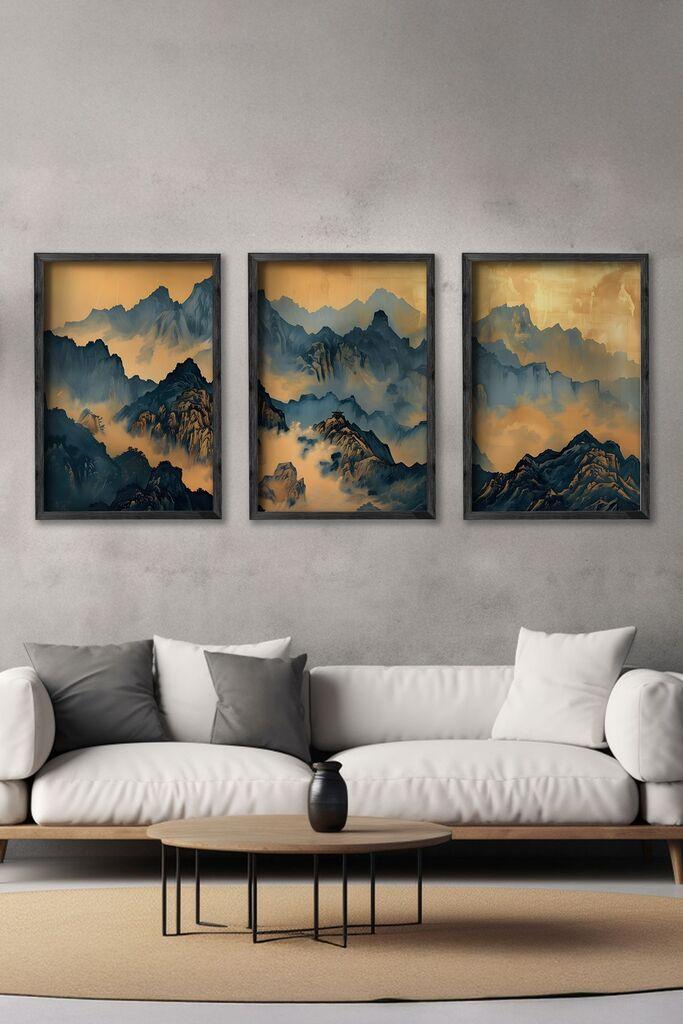 Wallity Slika Ersy3Syhcrv55, 3 dela, 34 x 49 cm