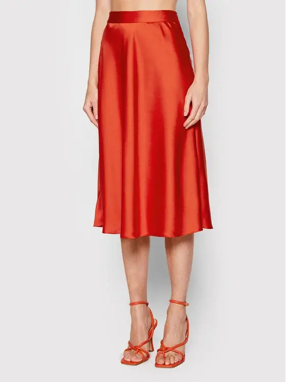 Karl Lagerfeld Ženska suknja 221W1202-499, Crvena