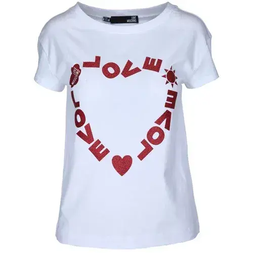 Love Moschino Ženska majica W 4 F30 2F E 1951-A00, Bela