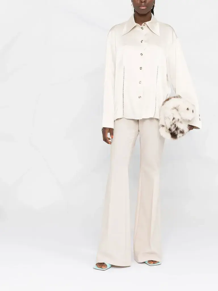 Nanushka Ženska bluza NW22SSSH00172, Krem