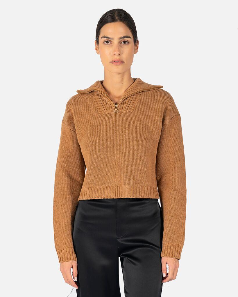 Nanushka Ženski džemper NW21CRSW00574, Smeđi