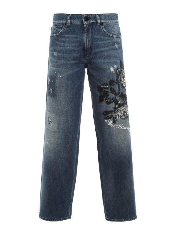 Love Moschino Ženske farmerke WQ46701T9860-311W, Plave