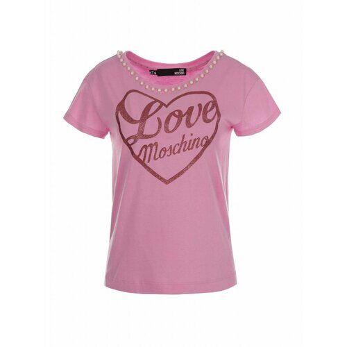Love Moschino Ženska majica W4F302PM3517-L89, Roze