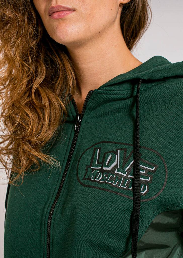 Love Moschino Ženski duks W344201M4055-T78, Zeleni