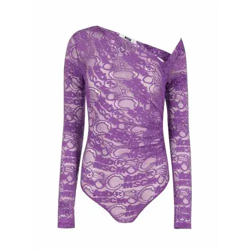 Msgm Ženski bodi 3142MDQ101217807-72, Ljubičasti