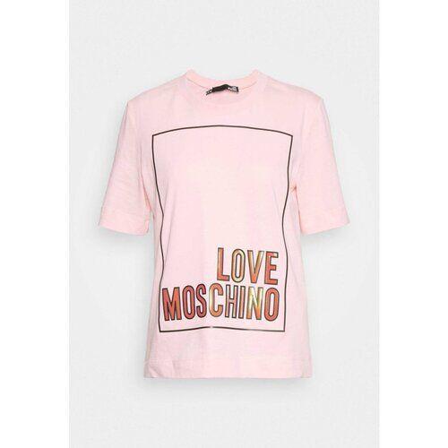 Love Moschino Ženska majica W4F153IM3876-L81, Roze