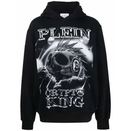 Philipp Plein Muški duks FABCMJB2744PJY002N-0270, Crni