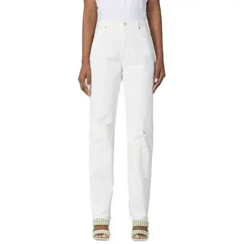 Ermanno Firenze Ženske pantalone D40EP058EH2-249, Bele