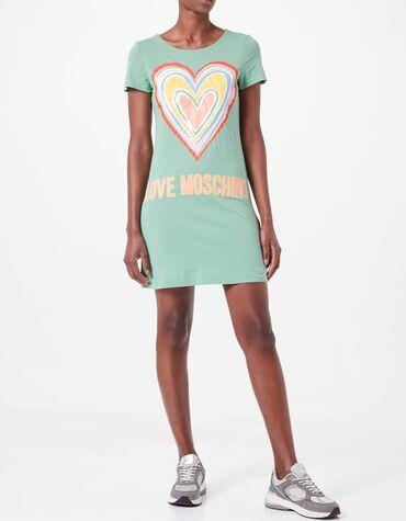 Love Moschino Ženska haljina W592918M3876-R07, Zelena