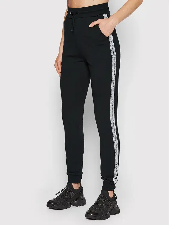 Karl Lagerfeld Ženski donji deo trenerke 221W1054-999, Crni