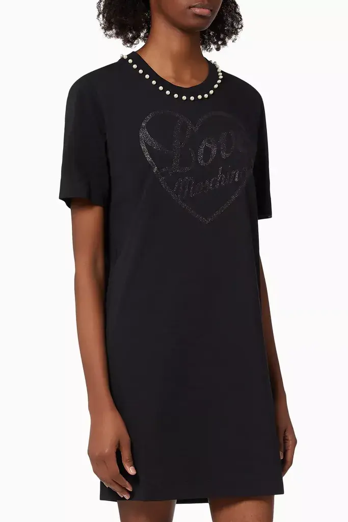 Love Moschino Ženska haljina W5A0222M3517-C74, Crna