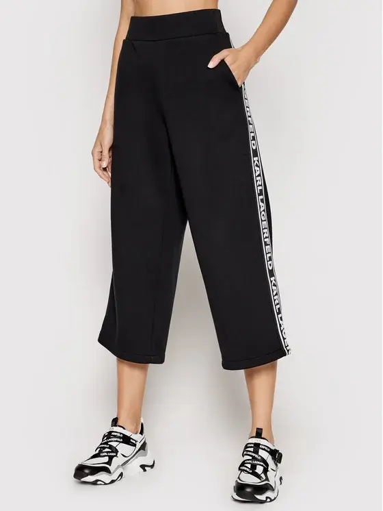 Karl Lagerfeld Ženski donji deo trenerke 211W1062-999, Crni