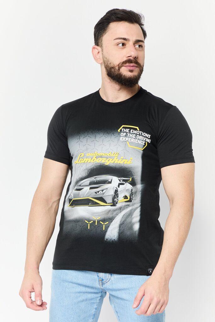 Lamborghini Muška majica 72XBH026CJ513-899, Crna