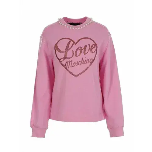 Love Moschino Ženski duks W644801M4055-L89, Roze