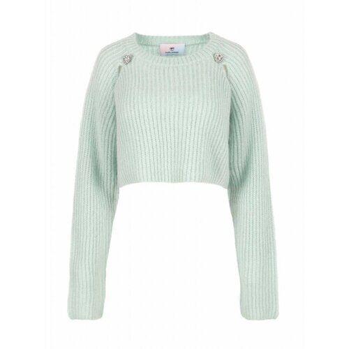 Chiara Ferragni Ženski džemper 71CBFM32CMN00-201, Svetlozeleni