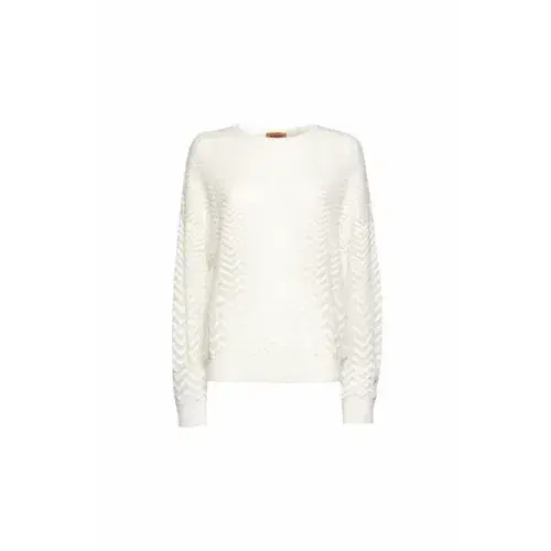 Missoni Ženski džemper DS22SN0KBK011L-14300, Beli