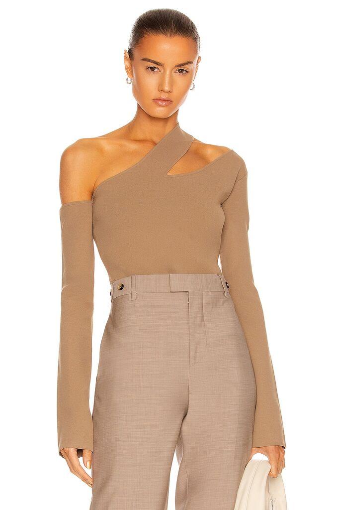 Nanushka Ženska bluza NW21PFTP02065, Braon