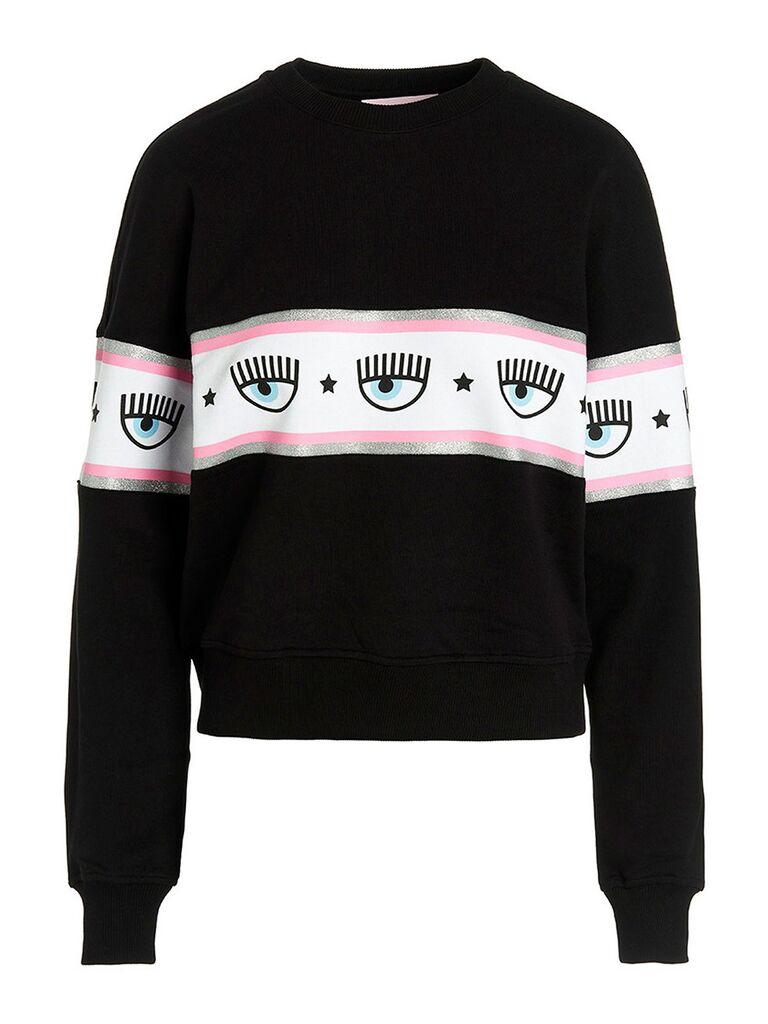 Chiara Ferragni Ženski duks 74CBIF02-CFF10-899, Crni