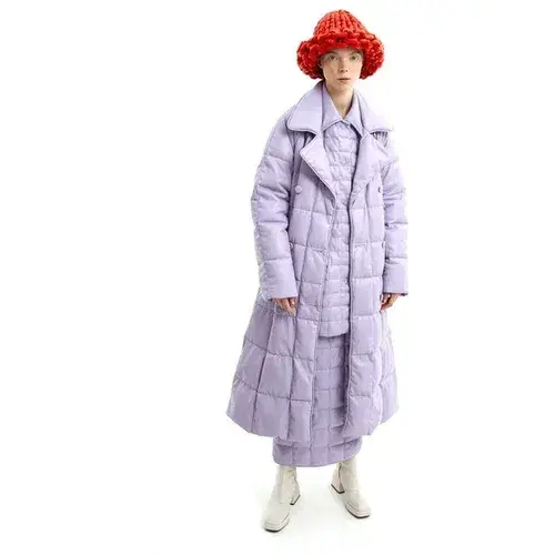 Ienki Ienki Ženski mantil TRENCHCOAT-LILAC, Lavanda