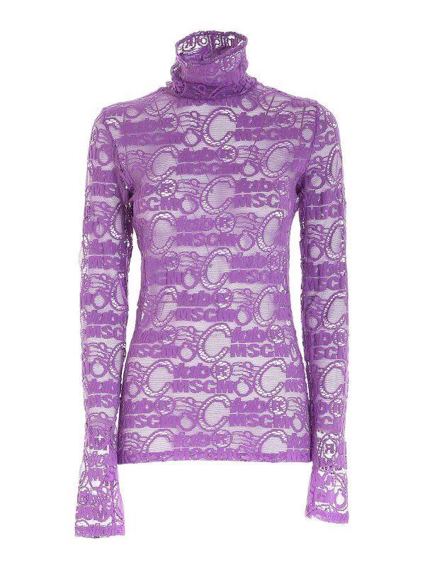 Msgm Ženska bluza 3142MDM110217807-72, Ljubičasta