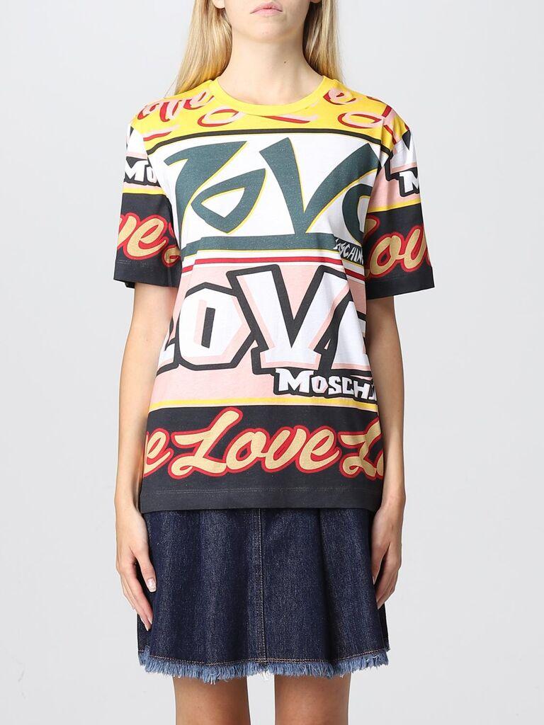 Love Moschino Ženska majica W4H0630M3876-4031, Šarena