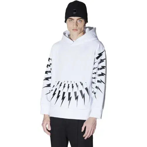 Neil Barret Muški duks BJS006SR523S-526, Beli