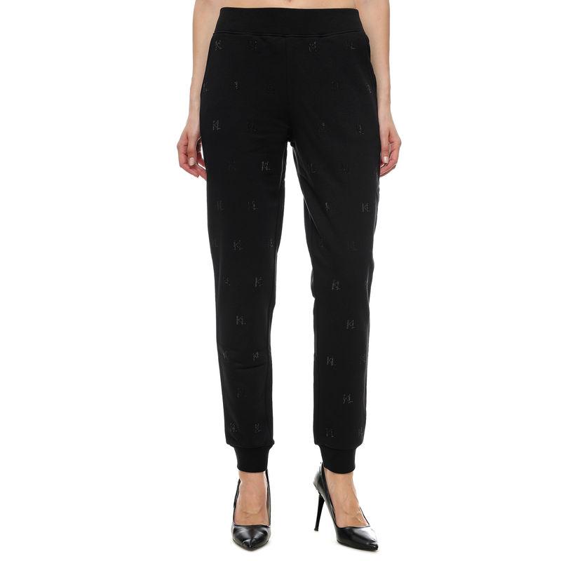 Karl Lagerfeld Ženske pantalone 226W1050-999, Crne