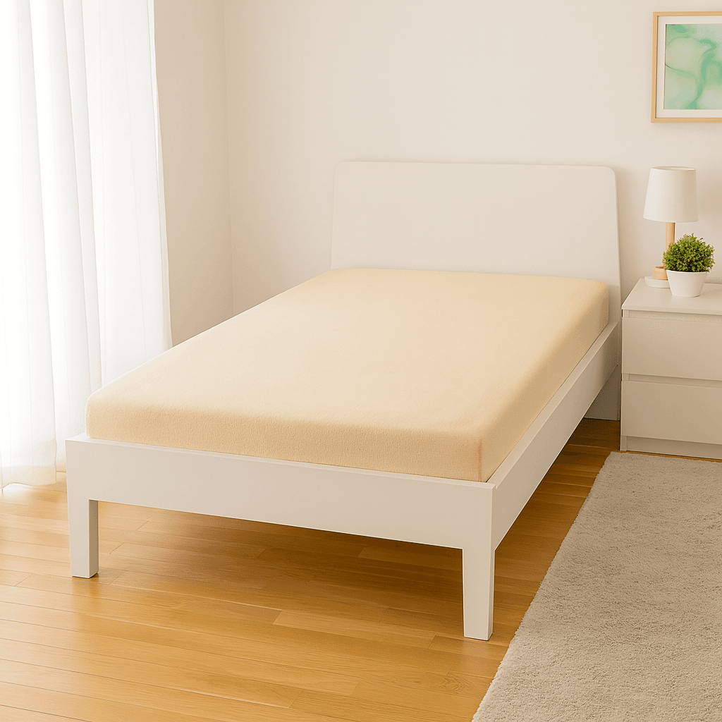 Viktorija Frotirski čaršav 90x200cm, Krem