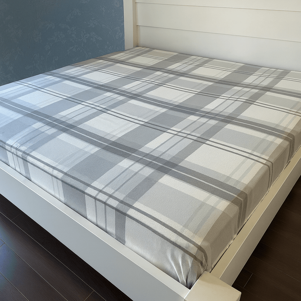 Viktorija Čaršav Flanel 240x275cm, Sivi