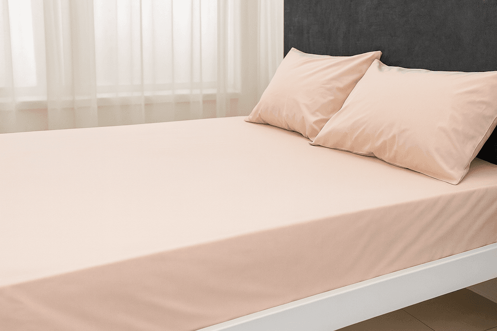 Viktorija Čaršav bez lastiša Ranforce 160x240cm, Roze