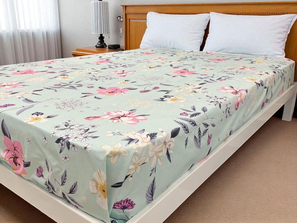 Viktorija Čaršav bez lastiša Ranforce 160x240cm, Zeleni