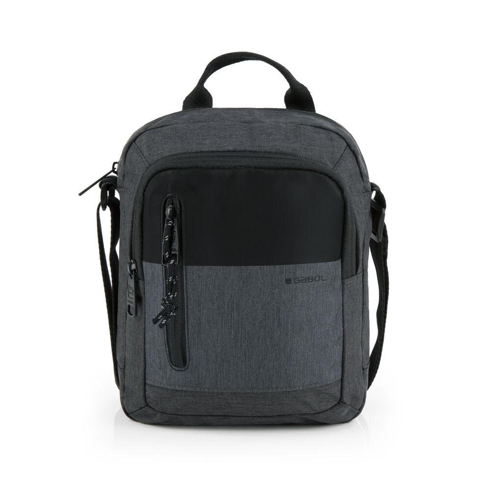 Gabol Muška torbica Liam, 20x25x8cm, Sivo - crna