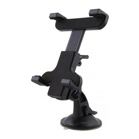 Univerzalni držač za tablet/navigaciјu Esperanza u automobilu, 7-8", usisivač, EMH108, crni