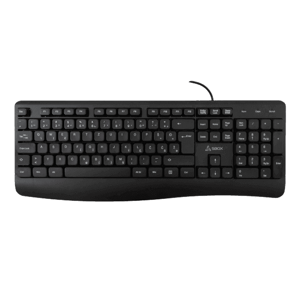 S BOX K 103 SR Tastatura, USB, Crna