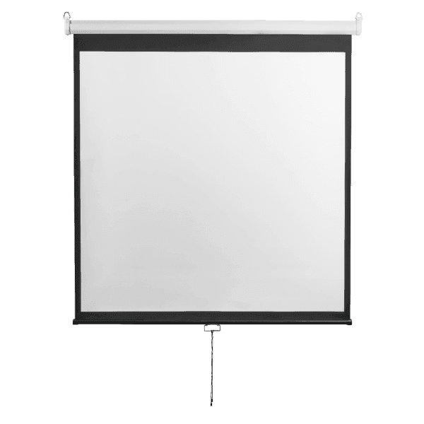 S BOX PSM 112 2 Manuelno platno za projektor, 200x200cm, 112", Belo