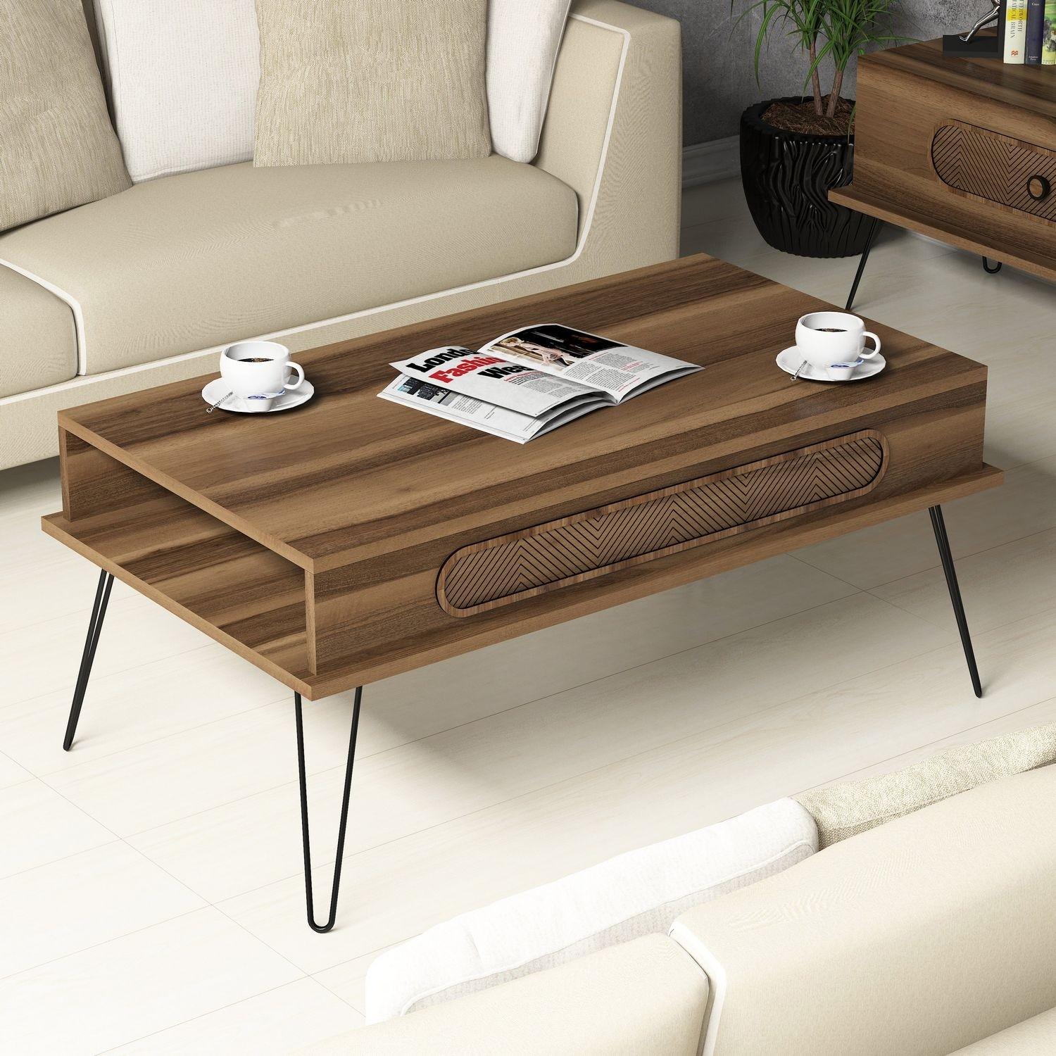 Hanah Home Klub sto Ekol 105x45,8x56cm Orah